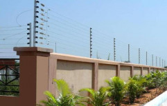 Solar Wall Top Fence by Solar Fenzgard