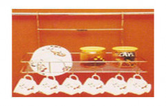 SS Cup Plate Wall Holder by Sai Kitchen