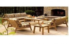 Teak Wooden Sofa Set by New Fashion Doors