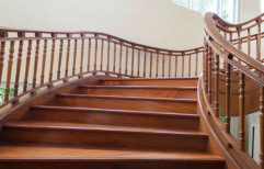 Wooden Staircase by PMJ Wood Industries