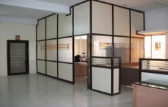 Aluminium Glass Office Partition by Jayam Interior