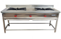 Commercial Two Burner Gas Stove by Star World Steel Industries