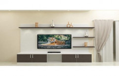 Decorative TV Unit by Four Corner's Interiors