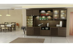 Designer Crockery Cabinet by Comfort Modulars & Interiors