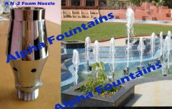 Foam Jet Nozzle by Alpha Fountains