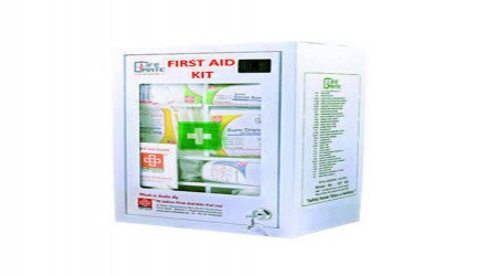 Industrial First Aid Kit Metal Box Large by Innerpeace Health Supports Solutions