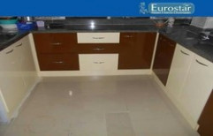 PU Paint PVC Modular Kitchen by Eurostar Kitchen
