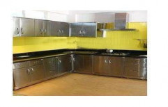 Stainless Steel Modular Kitchen by Yellow Tree Interior