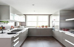 U Shape Modular Kitchen by Grace Interior