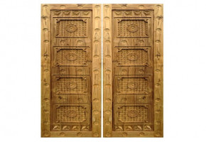 Wooden Designer Temple Door, Thickness: 8-12 mm