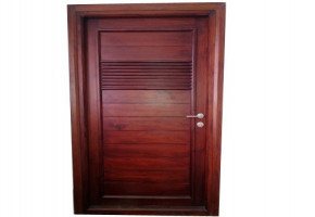 Wood Bathroom Door