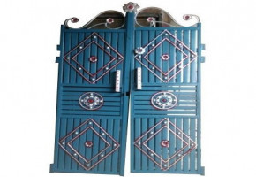 Blue Standard Iron Doors, Size/Dimension: 24x66