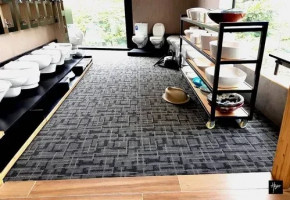 Polypropylene Carpet Floor tiles, 6 mm