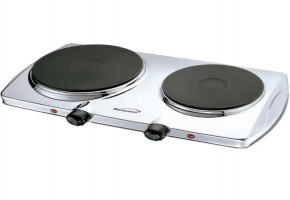 Hot Plate Chrome Plated Steel Electric Stove, Chrome finish
