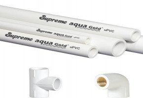 Supreme UPVC Pipe Fitting, Size: 1 and 2 inch