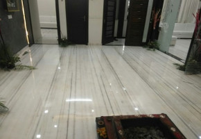 unpolished marble Makrana White Tiles, For Flooring, Thickness: 15-20 mm