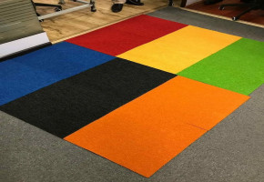 Multicolor Carpet Tile, Thickness: 6 - 8 mm