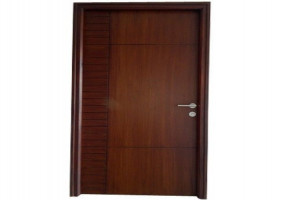 Dark Brown Hardwood Plywood Door, for Home