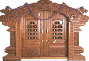 Woodan Standard Mandir Door, Size/Dimension: 41