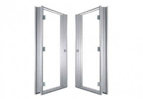 Silver Rectangular Galvanized Iron Door Frame