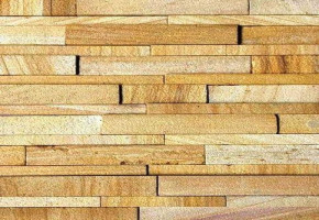 Yellow Natural Teakwood Sandstone Tiles, Thickness: 20mm