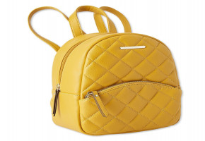 Yellow Leather Ladies Handbag