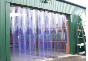 HIMSTRIP External Door PVC Strip Curtains, Thickness: 2-6 Mm, Size: Custom