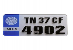 Enamel Coated Number Plate by Shivam Industrial Products