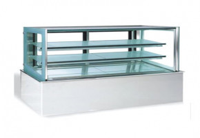 Mild Seel SS,Glass Cake Display Counter, For Restaurant, Warranty: 1 Year