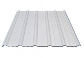 Color Coated Plain White SS Roofing Sheet, Thickness: 5 - 10 Mm