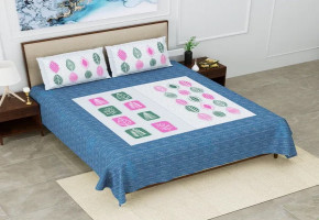 Cotton Single Round Bed Sheet Set, For Home