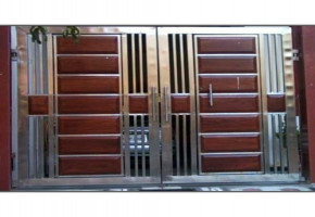 Fabricated Stainless Steel Gates by Macro Solar System