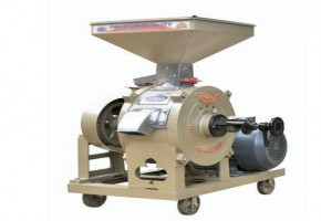 Mild Steel Vertical Flour Mill 16 Inch Atta Chakki Machine For Commercial