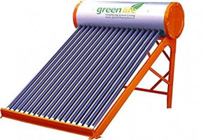 Evacuated Tube Collector (ETC) Stainless Steel Solar Geyser, Capacity: 200 lpd