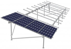 Mounting Structure On Grid Solar Power Plant, for Commercial