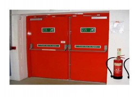 GI and SS Automatic Sliding Fire Door