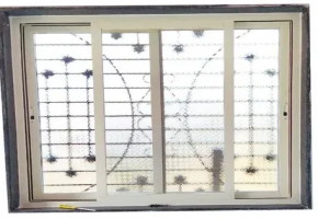 Powder Coated Mild Steel Window, For Home, Modern