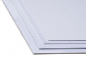White Plain PVC Sheet, Thickness: Up To 2 mm, Size: 8x4Feet