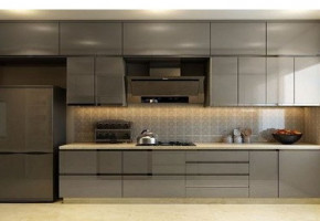 Laminated Kitchen Cabinet by Unnattee Interiors & Kitchens Furnitur
