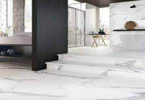 Dharmeta White Marble Slab, For Flooring