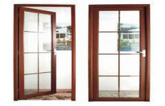 Aluminium Glass Door, For Home, Thickness: 8-20 Mm