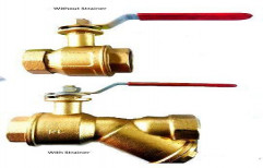 Brass Ball Valve With & Without Strainer