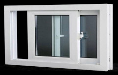 Design India UPVC Sliding Window, Glass Thickness: 4mm