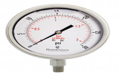 DuraChoice Pressure Gauge, Model: F100-GFS-S-L-14-B0to400PSI