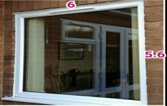 Fortune Windows Residential uPVC White Fix window, Glass Thickness: 5 Mm To 12 Mm
