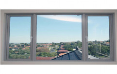 Grey Aluminum Casement Window