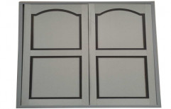 Grey Kitchen Cabinet Pvc Solid Door