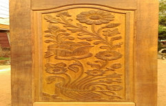 Interior Teak Carved Wood Doors