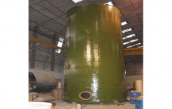 JRMS Green FRP Chemical Storage Tank, Warranty: 1 Year, Capacity: 5000-10000 L