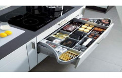KAFF Stainless Steel Kitchen Concept Drawers, For Home